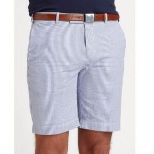 Men's Blue Striped Shorts